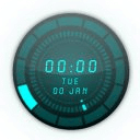 Neon Cube AnalogClock LWP