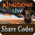 Kingdoms Live Share Codes