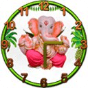 Ganesh Clock live wallpaper