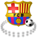 FC Barcelona Emblema Giratorio 3D