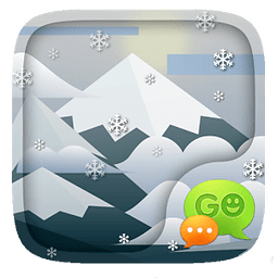 (FREE)GO SMS SKIING THEME