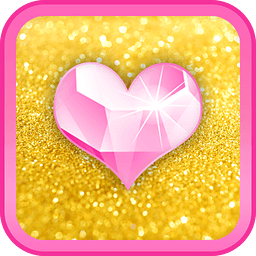 Diamond Hearts HD Live Wallpaper