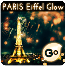 GO Keyboard Eiffel Paris Glow