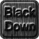 Black Down Go Launcher Theme