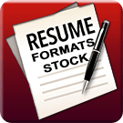 Resume Formats Stock