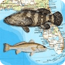 Florida Reef Fishing Scuba Map