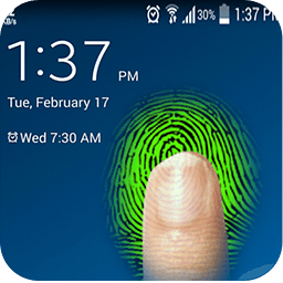 Lock Screen fingerprint joke