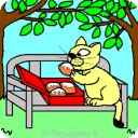 Cartoon Pet Kitty Cat