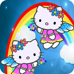 Hello Flying Fairy Kitty LWP