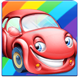 Rainbow Cars! Kids Colors Game