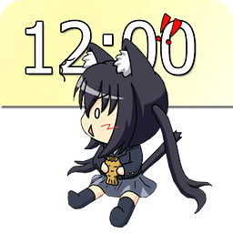 Chibi K-ON Clock Widget