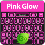 粉红色夜光键盘