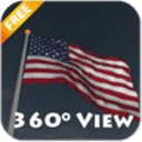 360&deg; US Flag Live Wallpaper
