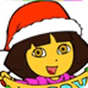 dora-christmas-coloring