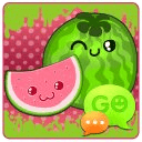 GO SMS Sweet Watermelon Theme