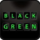 Stylish Black Green Keyboard