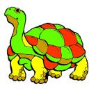 Giant Turtle Coloring Game