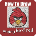 How To Draw Angry Bird Red