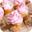 Cupcakes Pink Keyboard Theme
