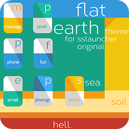 Flat Earth Theme ssLauncher OR