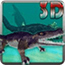 Crocodile Aquarium 3D LWP HD