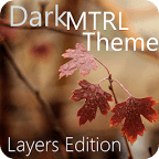 DarkMTRL Thyrus Layers Theme