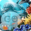 GO SMS Pro Theme Water Fish