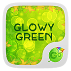 Glowy Green GO Keyboard Theme
