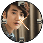 Suho EXO Clock Widget