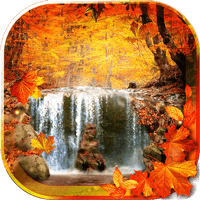 Waterfall Autumn livewallpaper