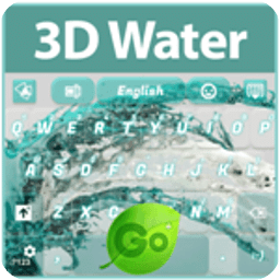 GO Keyboard 3D Water Theme