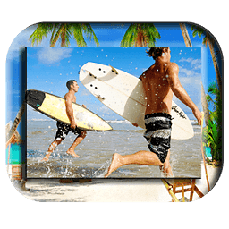 Summer Beach Photo Frame