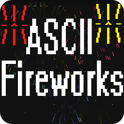 ASCII Fireworks Live Wal...