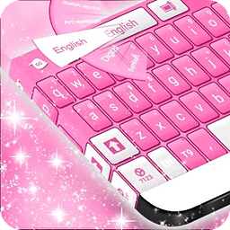 粉红色的民族键盘