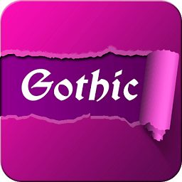 Gothic fonts for FlipFont