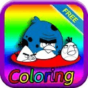 Color Book: BirdsKids coloring