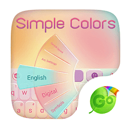 Simple Colors Keyboard Theme