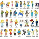 Simpsons characters' draw