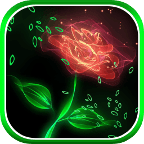 Glowing Flowers Live Wallpaper