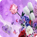 3D Flower Live Wallpaper