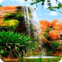 Safari Waterfall Live Wallpape