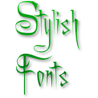 Stylish Fonts