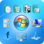 Windows 7 Go Launcher ex Theme