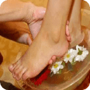 Massage Feet During A Pedicure