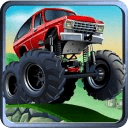 Hill Climbing Monster Car Race