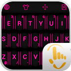 Theme TouchPal Neon Pink