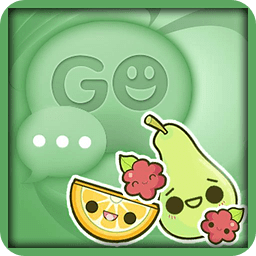 Kawaii Fruits Go SMS Theme