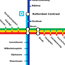 ROTTERDAM METRO SUBWAY HOLLAND