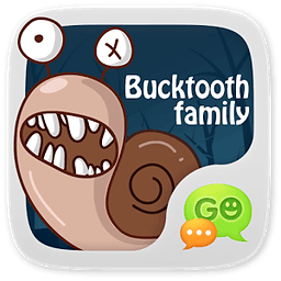 GO SMS Pro BuckTooth Sticker