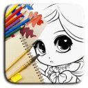 Coloring pages: Princess Paint